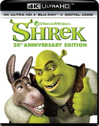 Shrek (2001) (Anniversary Edition, 4K Ultra HD + Blu-ray)
