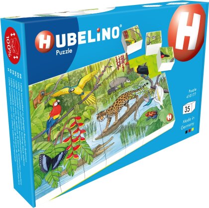 Hubelino Puzzle - Tierwelt im tropischen Regenwald