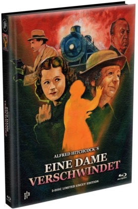 Eine Dame verschwindet (1938) (Wattiert, Édition Limitée, Mediabook, Uncut, Blu-ray + DVD)