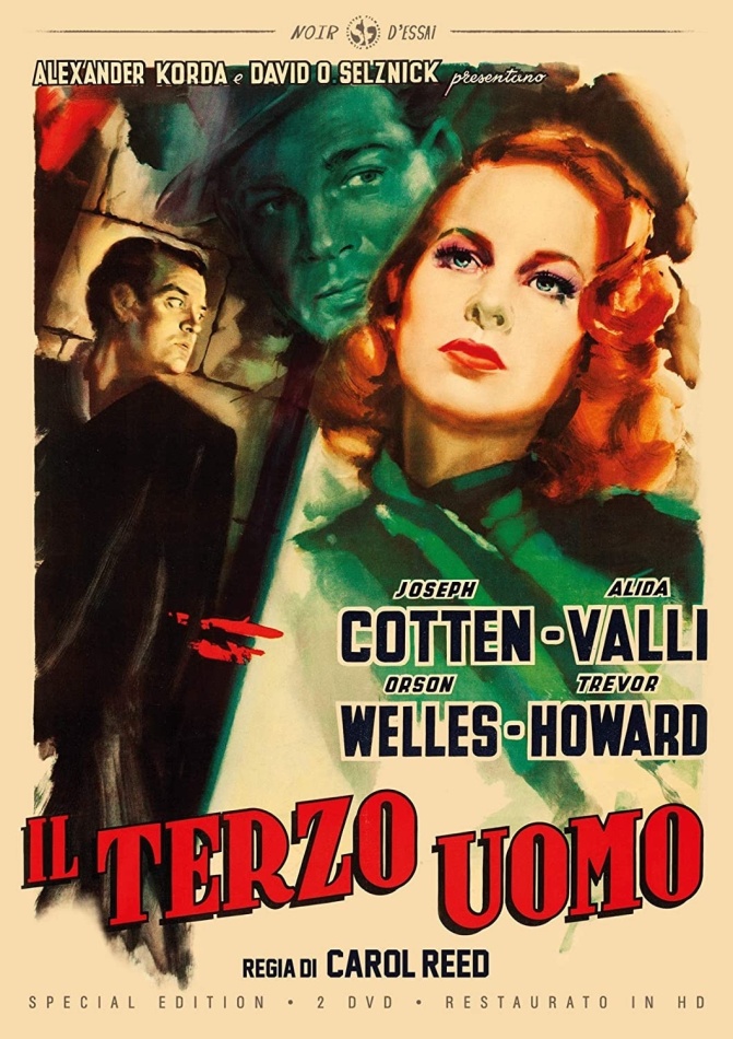 Il terzo uomo (1949) (Noir d'Essai, Restaurato in HD, n/b, Edizione Speciale, 2 DVD)