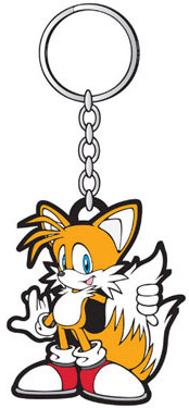 Porte-Clefs Rubber - Sega - Sonic - Tails debout