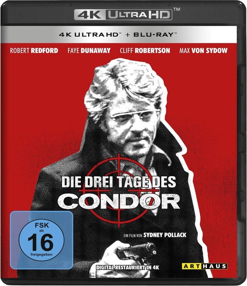 Die drei Tage des Condor (1975) (Arthaus, 4K Ultra HD + Blu-ray)