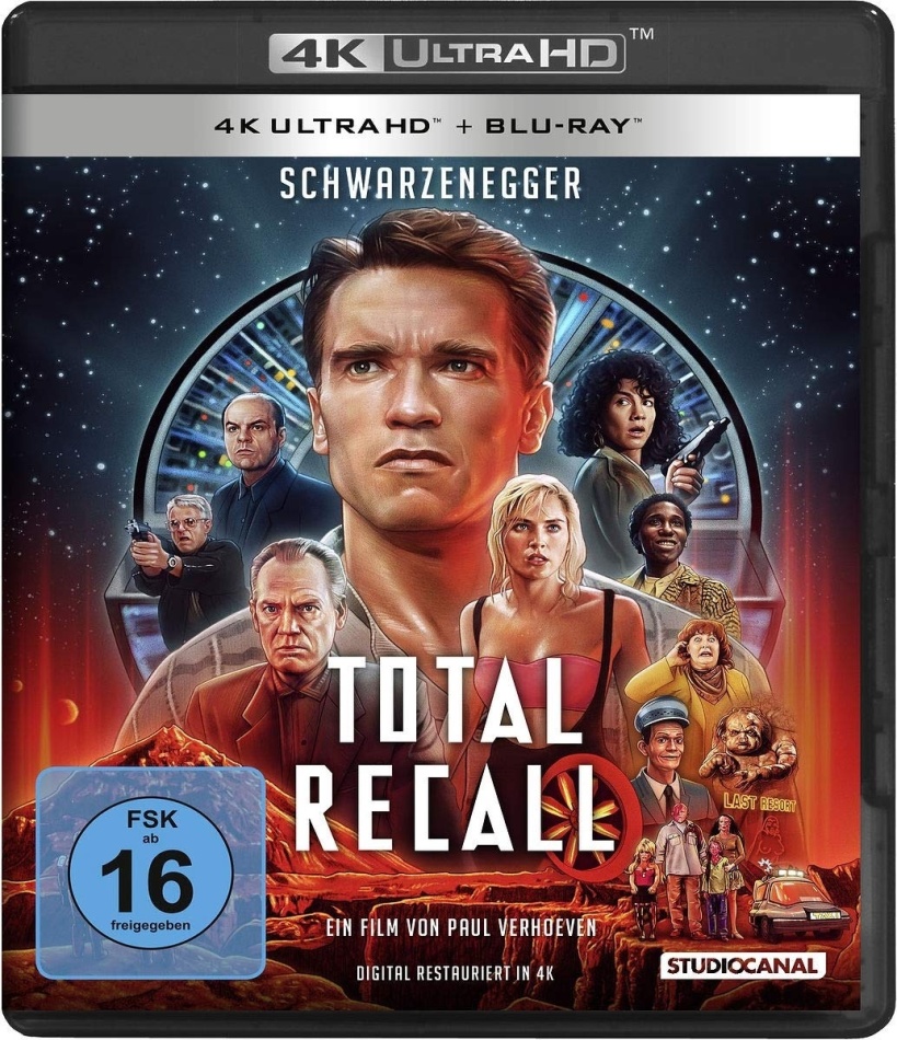 Total Recall (1990) (Uncut, 4K Ultra HD + Blu-ray)
