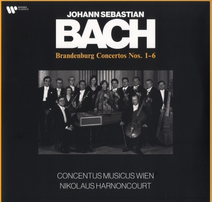 Nikolaus Harnoncourt, Johann Sebastian Bach (1685-1750) & Concentus Musicus Wien - Brandenburg Concertos Nos. 1-6 (2 LP)