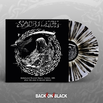 Sacrilege - Ambulance Station Squat London 1985 / 1St And 2Nd Demos (Clear / Black Splatter Vinyl, LP)