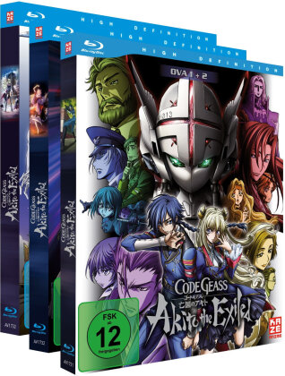 Code Geass - Akito The Exiled - OVA 1-5 (Gesamtausgabe, Bundle, 3 Blu-rays)