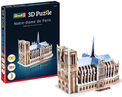 Notre-Dame de Paris - 39 Teile 3D Puzzle