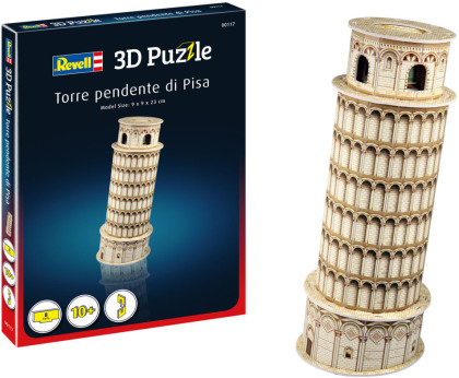 Schiefer Turm von Pisa - 3D Puzzle