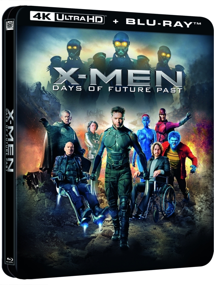 X-Men: Days of Future Past (2014) (Lenticular, Limited Edition, Steelbook, 4K Ultra HD + Blu-ray)