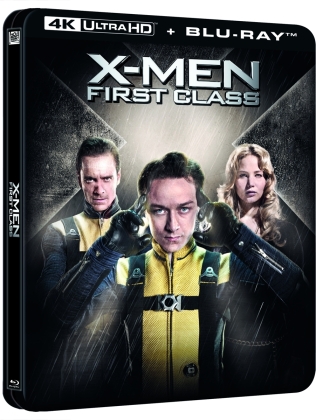 X-Men: First Class (2011) (Lenticular, Edizione Limitata, Steelbook, 4K Ultra HD + Blu-ray)