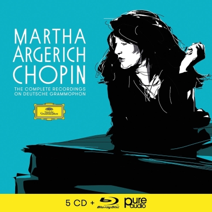 Frédéric Chopin (1810-1849), Claudio Abbado, Martha Argerich & The London Symphony Orchestra - Sämtliche Aufnahmen Für DG (5 CD + Blu-ray)