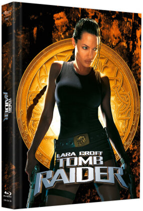 Lara Croft: Tomb Raider (2001) (Cover A, Limited Edition, Mediabook, Blu-ray + DVD)