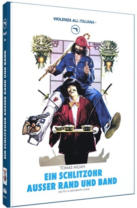 Ein Schlitzohr ausser Rand und Band (1981) (Violenza All'Italiana Collection, Cover A, Limited Edition, Mediabook, Blu-ray + DVD)