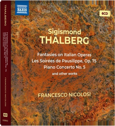 Sigismond Thalberg (1812-1871), Andrew Mogrelia, Francesco Nicolosi & Razumovsky Symphony Orchestra - Fantasies on Italian Opera, Piano Concerto and other - Works
