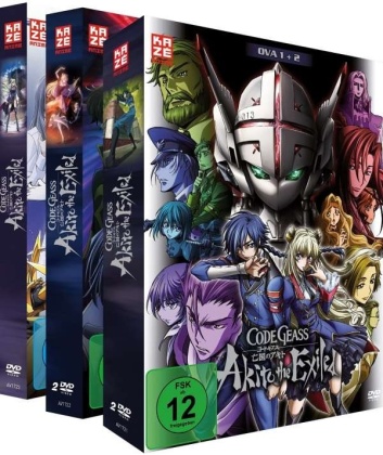 Code Geass - Akito The Exiled - OVA 1-5 (Bundle, Gesamtausgabe, 5 DVDs)