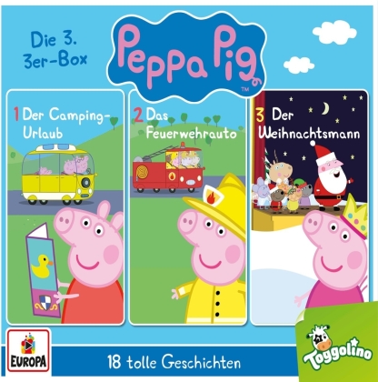 Peppa Pig Hörspiele - 03/3er Box (Folgen 7, 8, 9) (3 CDs)