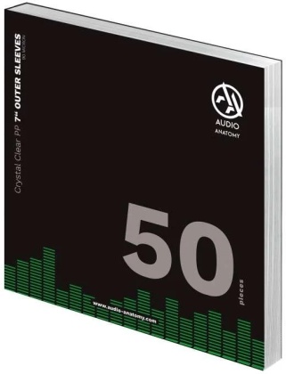 Audio Anatomy - 50x7 Inch PP Crystal Clear Outer Sleeves (90 Micron)