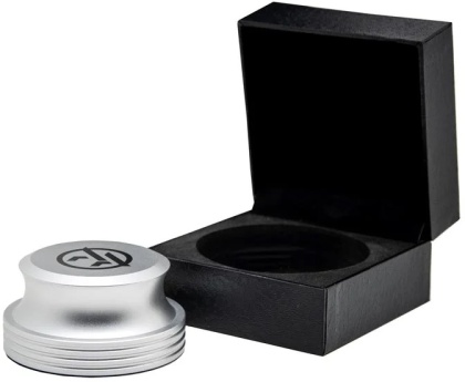Audio Anatomy - Stabilizer - Diameter: 80mm - Height: 40mm - Weight: 416g. Silver
