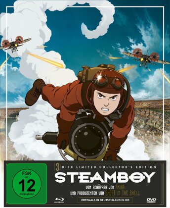 Steamboy (2004) (Limited Collector's Edition, Blu-ray + 2 DVDs)