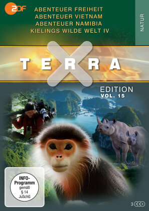 Terra X - Vol. 15 - Abenteuer Freiheit / Abenteuer Vietnam / Abenteuer Namibia / Kielings wilde Welt Staffel 4 (2 DVD)
