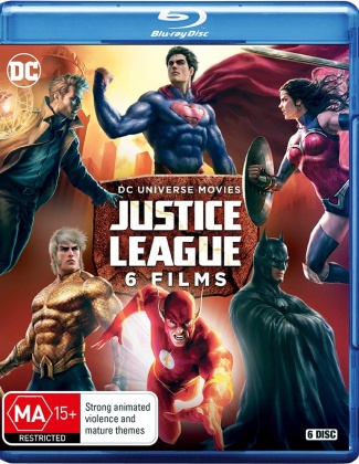 Justice League - DC Universe Movies - 6 Films (6 Blu-rays)