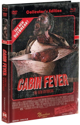 Cabin Fever (2016) (Cover Retro, Limited Collector's Edition, Mediabook, Blu-ray + DVD)
