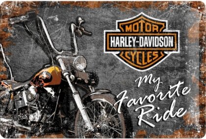 Blechschild. Harley-Davidson / Favourite Ride