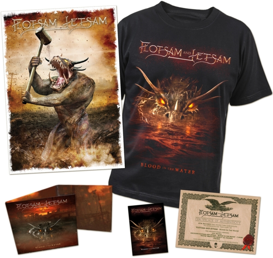 Flotsam And Jetsam - Blood In The Water (Limited Boxset, + T-Shirt L)