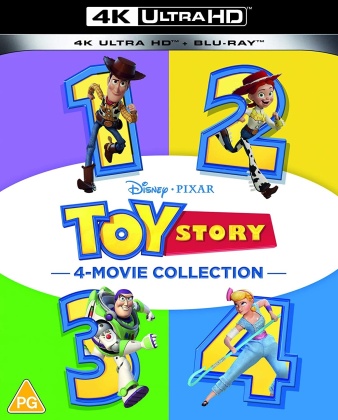 Toy Story 1-4 (4 4K Ultra HDs + 4 Blu-ray)