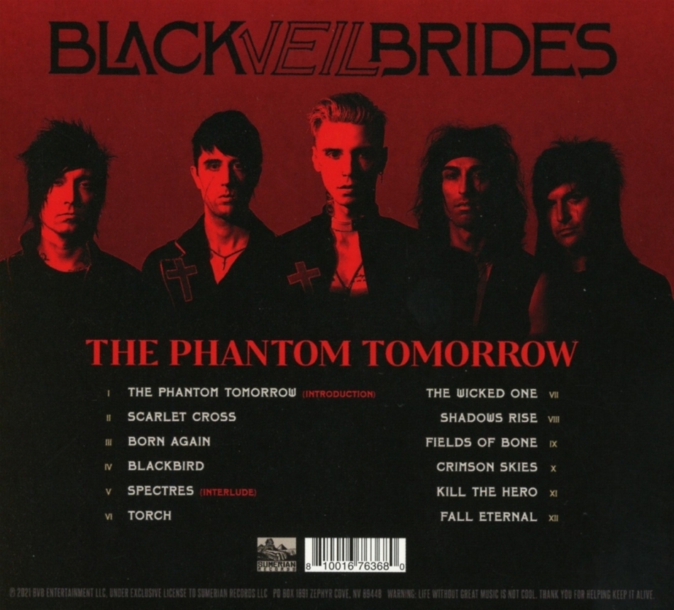 The Phantom Tomorrow von Black Veil Brides CeDe.ch