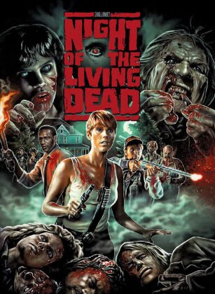Night of the living dead (1990) (Cover B, Limited Edition, Mediabook, Uncut, Blu-ray + DVD)