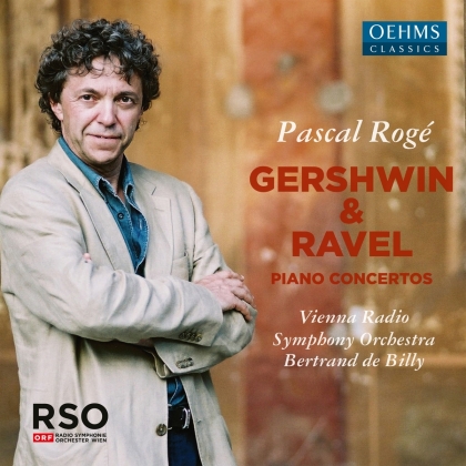 George Gershwin (1898-1937), Maurice Ravel (1875-1937), Bertrand de Billy, Pascal Rogé & Vienna Radio Symphony Orchestra - Piano Concertos (2 CDs)