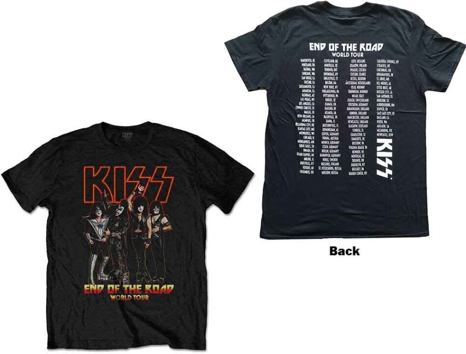 T-shirt Officiel KISS 'End Of The Road Tour