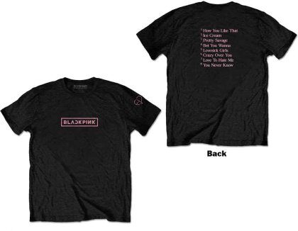 BlackPink: The Album Tracklist - T-Shirt