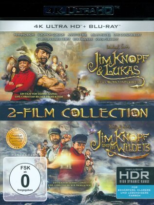 Jim Knopf & Lukas der Lokomotivführer / Jim Knopf und die Wilde 13 - 2-Film Collection (2 4K Ultra HDs + 2 Blu-ray)