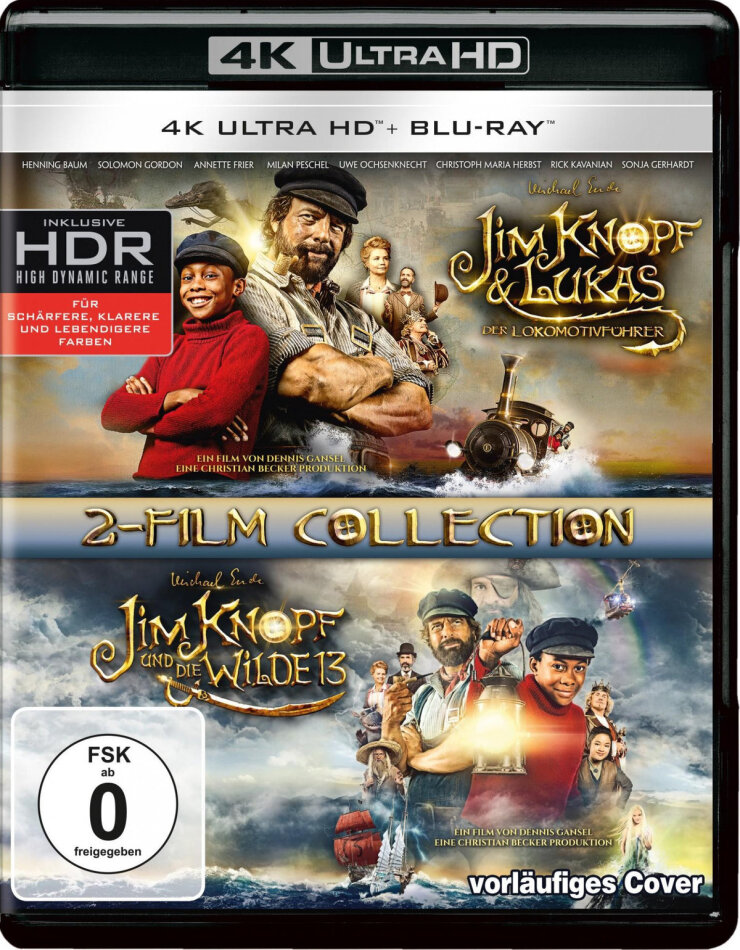 Jim Knopf & Lukas der Lokomotivführer / Jim Knopf und die Wilde 13 - 2-Film Collection (2 4K Ultra HDs + 2 Blu-rays)