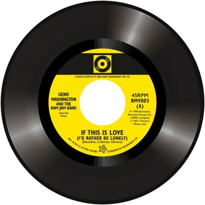Geno Washington & Stuart Smith - If This Is Love (I'd Rather Be Lonley)/The Drifter (7" Single)