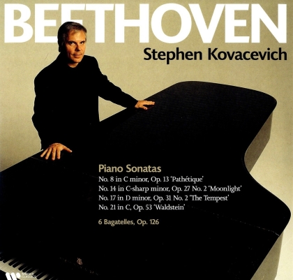 Ludwig van Beethoven (1770-1827) & Stephen Kovacevich - Klaviersonaten Nr.8,14,17&21 (2 LP)