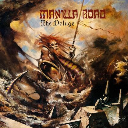 Manilla Road - The Deluge (2021 Reissue, High Roller Records, Orange/Blue Splatter Vinyl, LP)