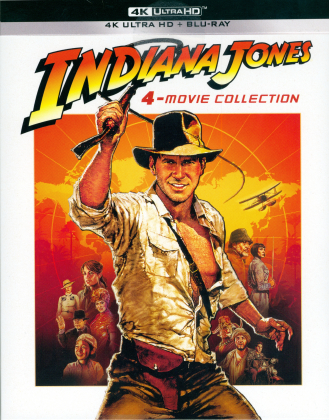 Indiana Jones - 4-Movie Collection (Digipack, Limited Edition, 4 4K Ultra HDs + 5 Blu-rays)