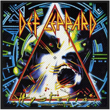 Def Leppard Woven Patch - Hysteria (Standard)