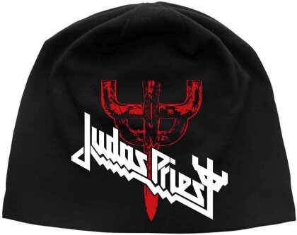 Judas Priest Unisex Beanie Hat - Logo & Fork