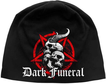 Dark Funeral Unisex Beanie Hat - Skulls & Pentagram