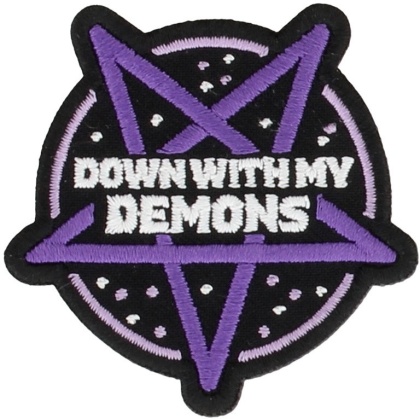 Down with my Demons - Iron On Patch