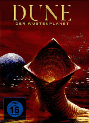 Dune - Der Wüstenplanet (1984) (Red Cover, Édition Limitée, Mediabook, Blu-ray 3D (+2D) + CD)