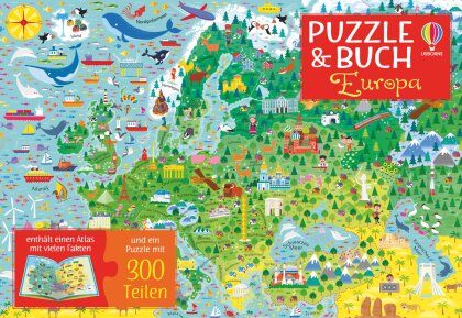 Puzzle & Buch - Europa