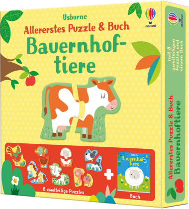 Allererstes Puzzle & Buch - Bauernhoftiere