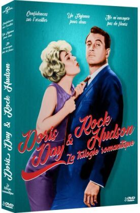 Doris Day & Rock Hudson - La trilogie romantique : Confidences sur l'oreiller / Un pyjama pour deux / Ne m'envoyez pas de fleurs (3 DVD)
