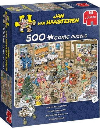 Jan van Haasteren: Prosit Neujahr! - 500 Teile Puzzle