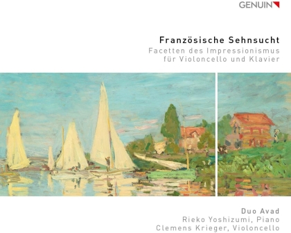 Duo Avad - Französische Sehnsucht - Facetten des Impressionismus für Cello und Klavier